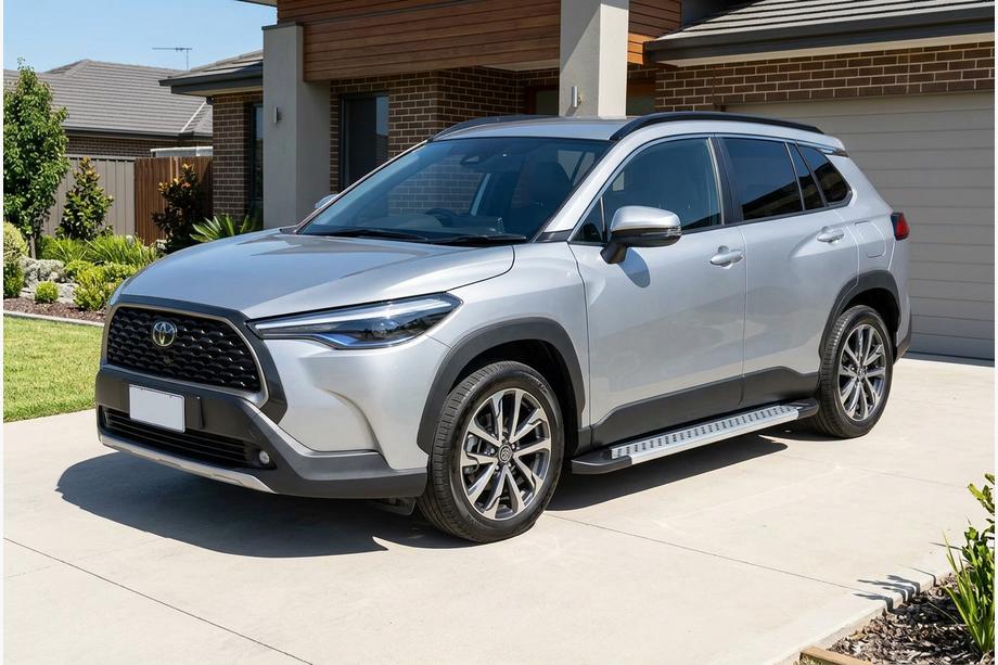 Toyota Corolla Cross 2020– Sidetrin Vision New Grey (2 stk., aluminium) Image