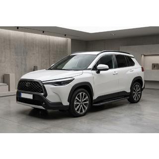 Sidetrin Bosphore Black (2 stk., aluminium)