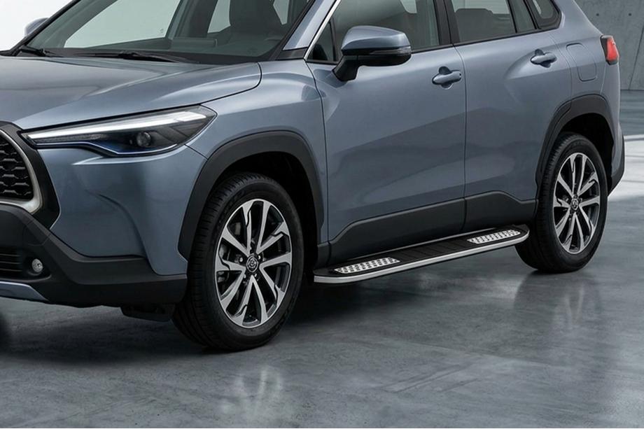 Toyota Corolla Cross 2020– Sidetrin Tayga V2 (2 stk., aluminium) Image