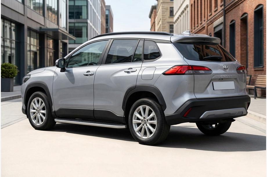 Toyota Corolla Cross 2020– Sidetrin Tayga Grey (2 stk., aluminium) Image