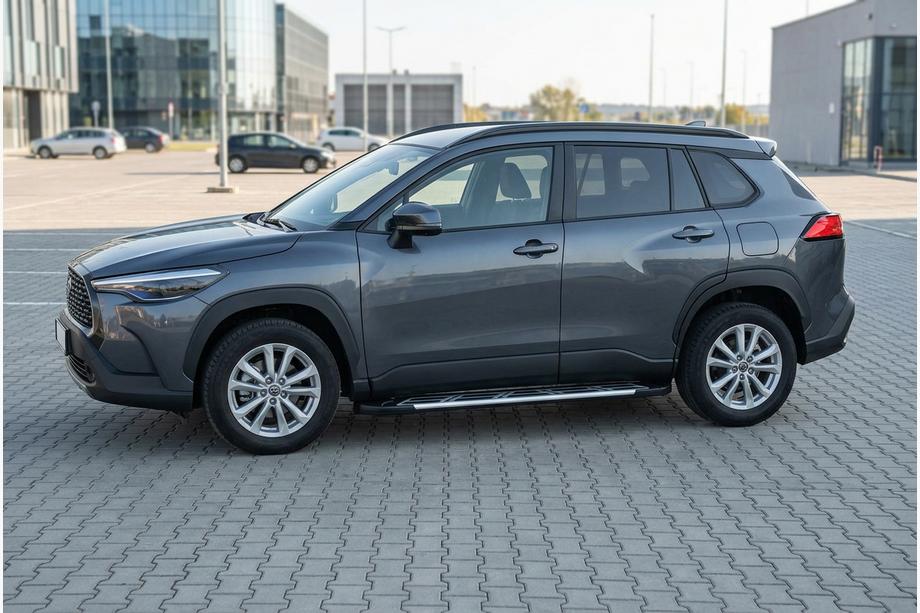 Toyota Corolla Cross 2020– Sunrise sidetrin (2 stk., aluminium) Image