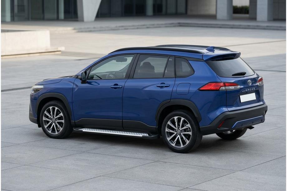 Toyota Corolla Cross 2020– Sidetrin Allmond Grey (2 stk., aluminium) Image