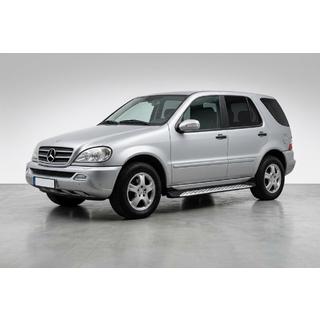 Sidetrin Shining V1 (2 stk., aluminium) Mercedes ML W163 1997–2005 foto 1