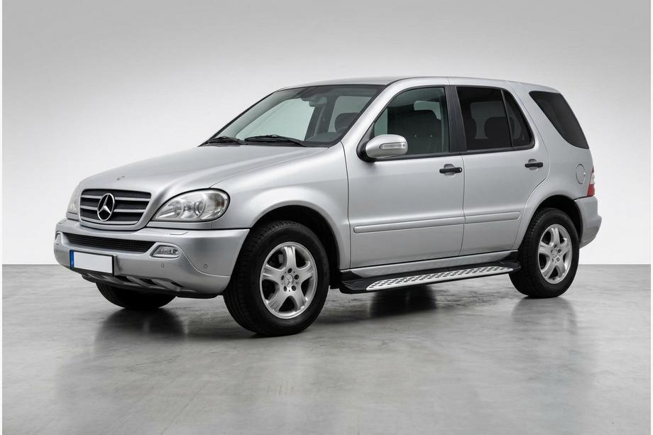Mercedes ML W163 1997–2005 Sidetrin Shining V1 (2 stk., aluminium) Image