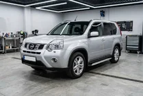 Nissan X-trail T31 2007–2014 Sidetrin Shining V1 (2 stk., aluminium) foto 1