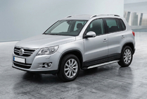 Volkswagen Tiguan 2007–2016 Sidetrin Shining V1 (2 stk., aluminium) foto 1
