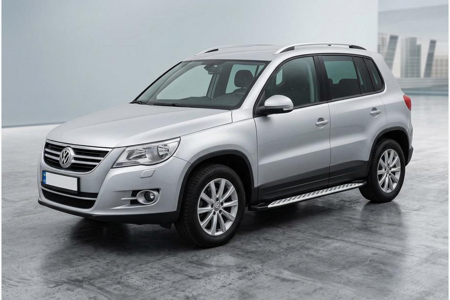 Volkswagen Tiguan 2007–2016 Sidetrin Shining V1 (2 stk., aluminium) Image