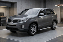 Kia Sorento II XM 2009–2014 Sidetrin Shining V1 (2 stk., aluminium) foto 1