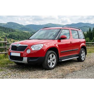 Sidetrin Shining V1 (2 stk., aluminium) Skoda Yeti 2009–2017 foto 1