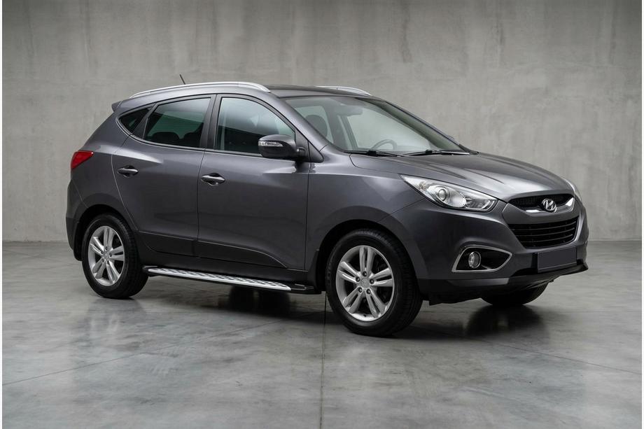 Hyundai IX-35 2010–2015 Sidetrin Shining V1 (2 stk., aluminium) Image