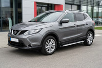 Nissan Qashqai 2014–2021 Sidetrin Shining V1 (2 stk., aluminium) foto 1