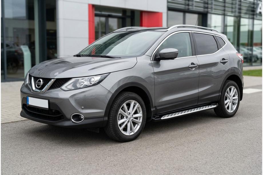 Nissan Qashqai 2014–2021 Sidetrin Shining V1 (2 stk., aluminium) Image