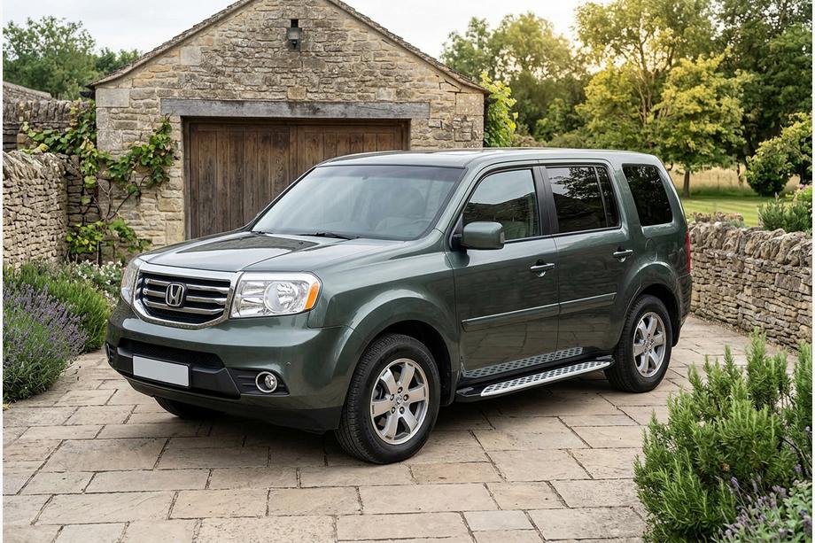 Honda Pilot 2008–2015 Sidetrin Shining V1 (2 stk., aluminium) Image