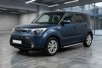 Kia Soul II 2013–2018 Sidetrin Shining V1 (2 stk., aluminium) foto 1