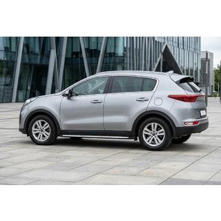 Sidetrin Shining V1 (2 stk., aluminium) Kia Sportage 2015–2021 foto 1