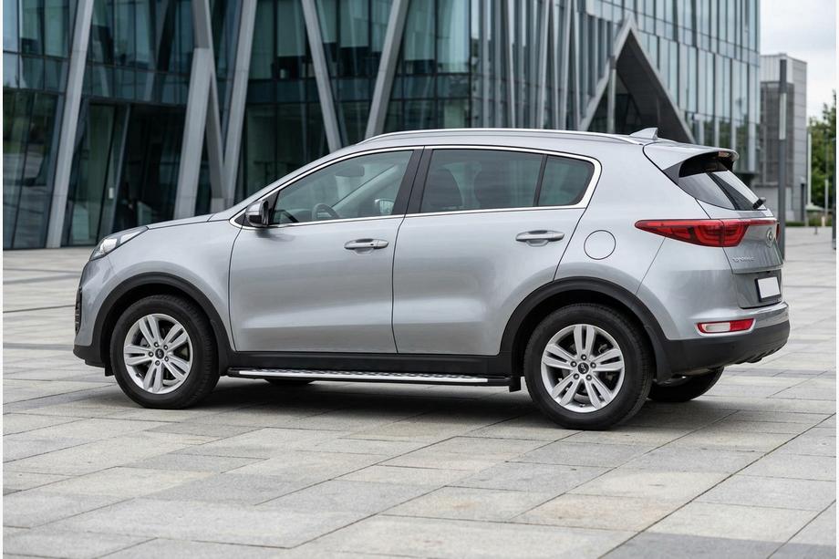 Kia Sportage 2015–2021 Sidetrin Shining V1 (2 stk., aluminium) Foto 1