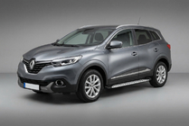 Renault Kadjar 2015–2022 Sidetrin Shining V1 (2 stk., aluminium) foto 1
