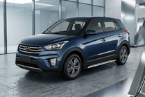 Hyundai Creta 2014–2020 Sidetrin Shining V1 (2 stk., aluminium) foto 1