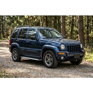 Sidetrin Shining V1 (2 stk., aluminium) Jeep Cherokee/Liberty 2002–2007 foto 1