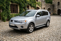 Mitsubishi Outlander 2006–2012 Sidetrin Shining V1 (2 stk., aluminium) foto 1
