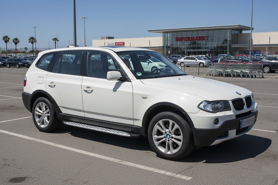 BMW X3 E83 2003–2010 Sidetrin Shining V1 (2 stk., aluminium) Image