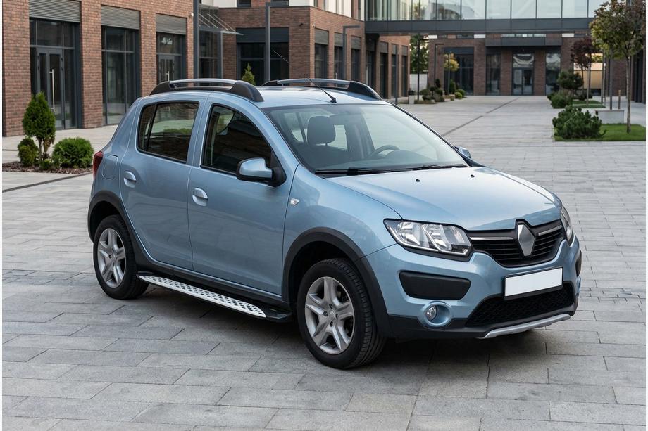Renault Sandero 2013–2022 Sidetrin Shining V1 (2 stk., aluminium) Image