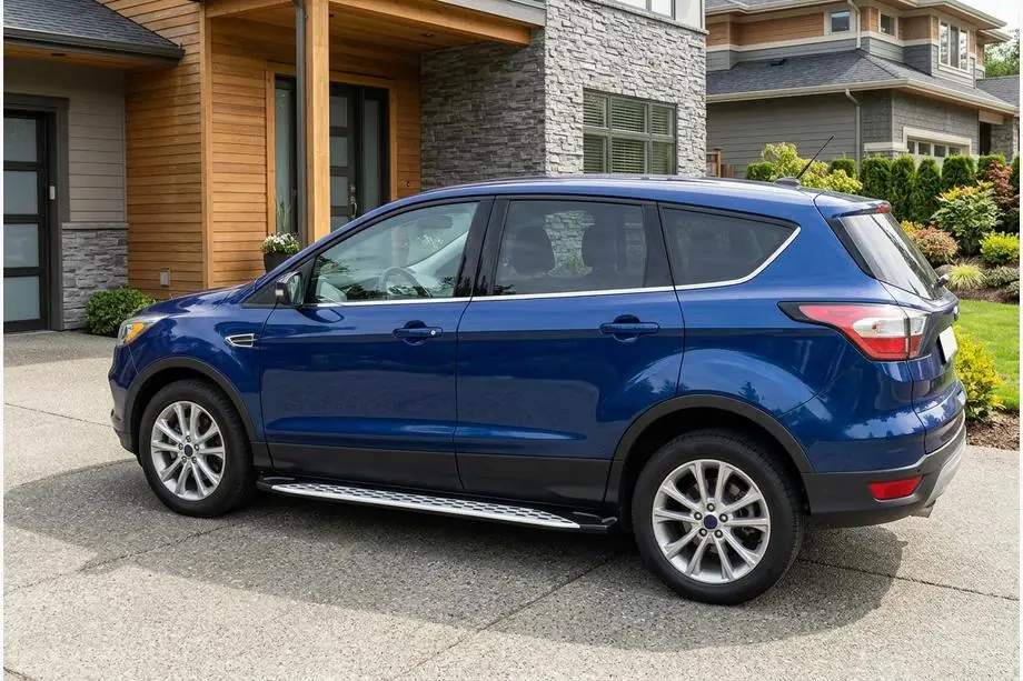 Ford Kuga/Escape 2013–2019 Sidetrin Shining V1 (2 stk., aluminium) Image