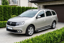 Dacia Logan MCV 2013–2020 Sidetrin Shining V1 (2 stk., aluminium) foto 1