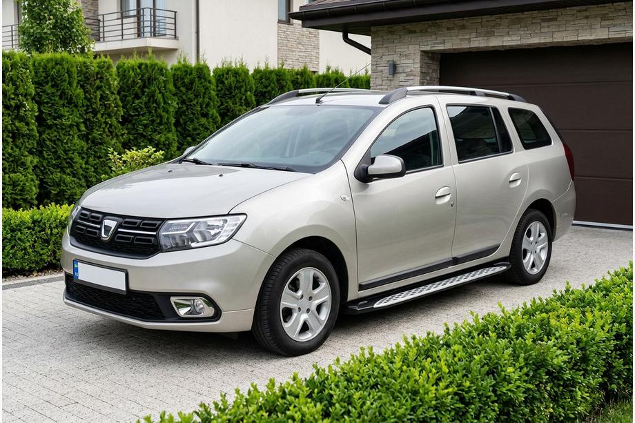 Dacia Logan MCV 2013–2020 Sidetrin Shining V1 (2 stk., aluminium) Image
