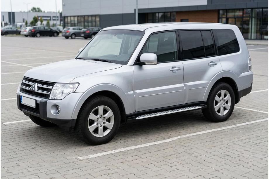 Mitsubishi Pajero Wagon IV 2006–2021 Sidetrin Shining V1 (2 stk., aluminium) Image