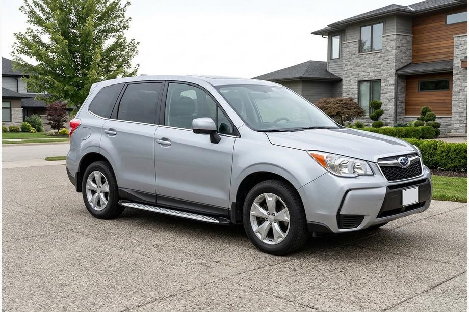 Subaru Forester 2013–2018 Sidetrin Shining V1 (2 stk., aluminium) Image