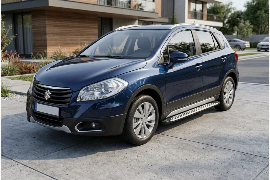 Suzuki SX4 S-Cross 2013–2016 Sidetrin Shining V1 (2 stk., aluminium) Foto 1
