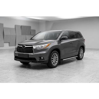 Sidetrin Shining V1 (2 stk., aluminium) Toyota Highlander 2013–2019 foto 1