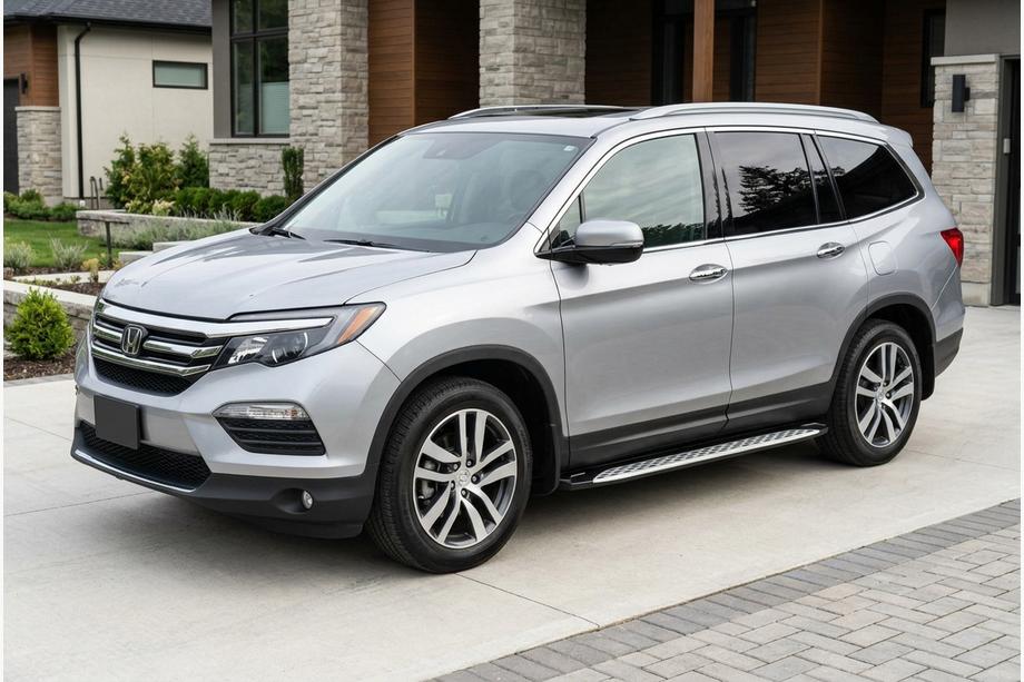 Honda Pilot 2015–2022 Sidetrin Shining V1 (2 stk., aluminium) Image