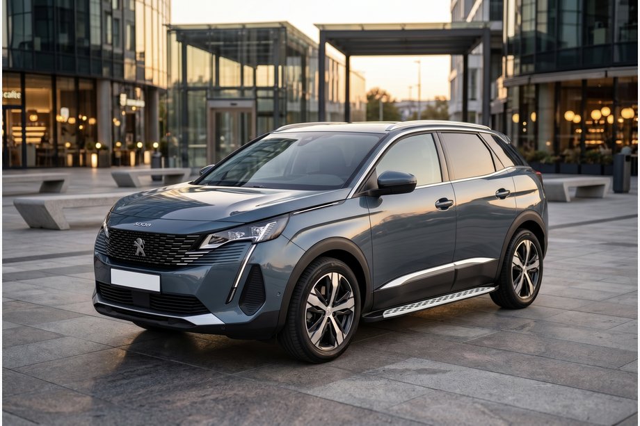 Peugeot 3008 2016–2023 Sidetrin Shining V1 (2 stk., aluminium) Image