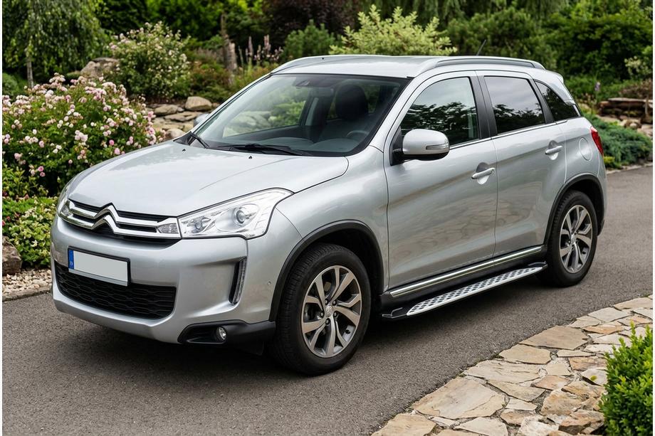 Citroen C-4 Aircross 2012–2017 Sidetrin Shining V1 (2 stk., aluminium) Foto 1