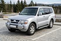 Mitsubishi Pajero Wagon III 1999–2006 Sidetrin Shining V1 (2 stk., aluminium) foto 1