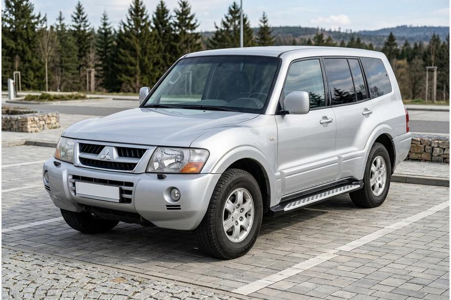 Mitsubishi Pajero Wagon III 1999–2006 Sidetrin Shining V1 (2 stk., aluminium) Image