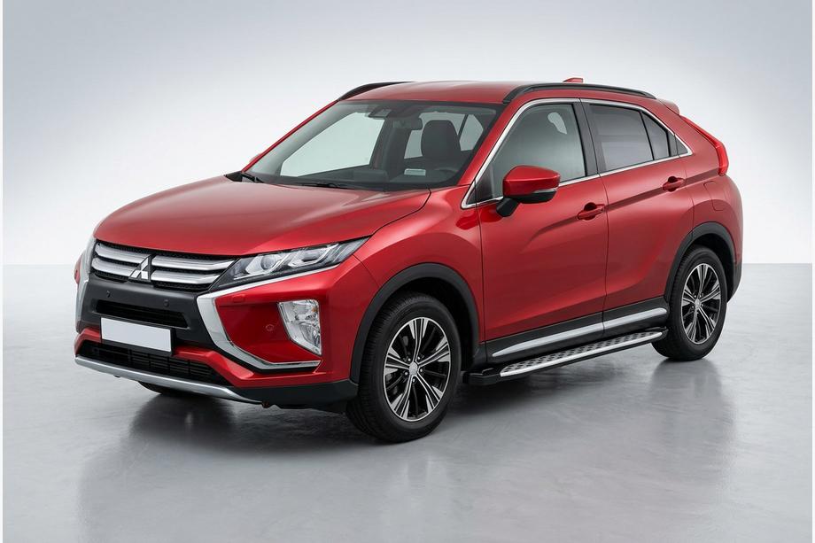 Mitsubishi Eclipse Cross 2017– Sidetrin Shining V1 (2 stk., aluminium) Image