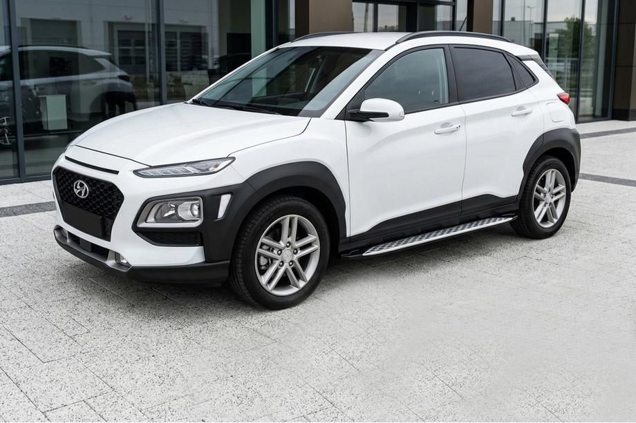 Hyundai Kona 2017–2023 Sidetrin Shining V1 (2 stk., aluminium) Foto 1