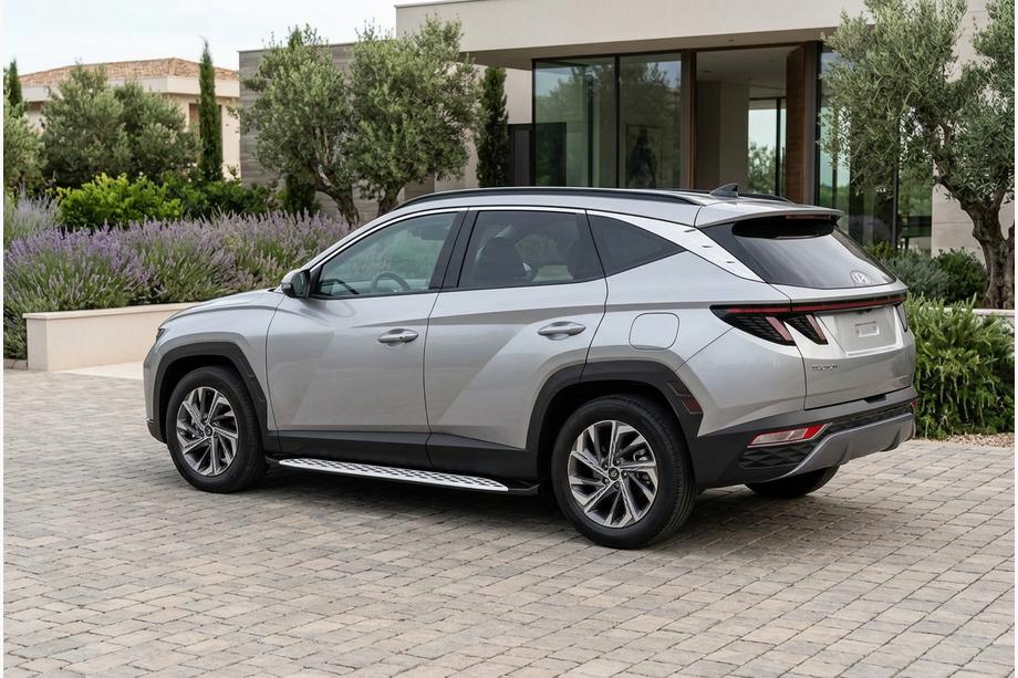 Hyundai Tucson NX4 2021– Sidetrin Shining V1 (2 stk., aluminium) Image