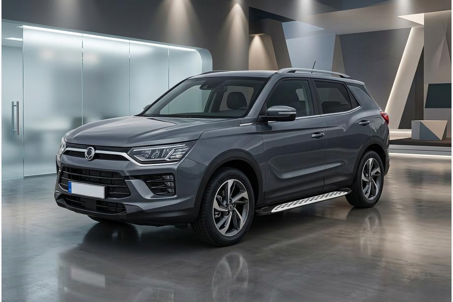 SsangYong Korando 2019– Sidetrin Shining V1 (2 stk., aluminium) Image