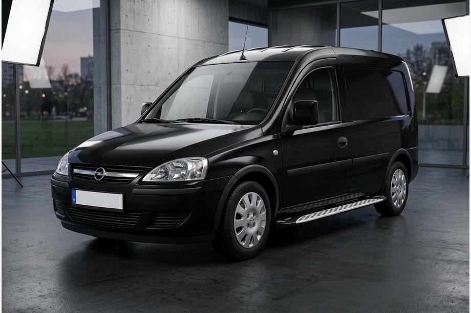 Opel Combo 2002–2012 Sidetrin Shining V1 (2 stk., aluminium) Image