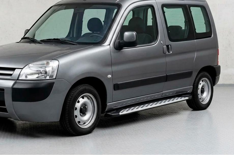 Peugeot Partner 1996–2008 Sidetrin Shining V1 (2 stk., aluminium) Image