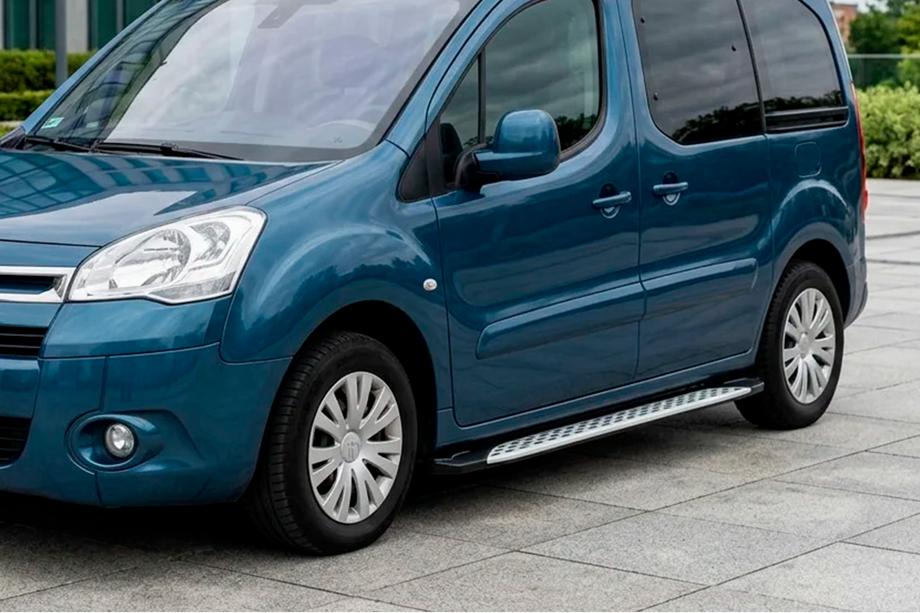 Peugeot Partner Tepee 2008–2018 Sidetrin Shining V1 (2 stk., aluminium) Foto 1