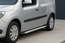 Renault Kangoo 2008–2020 Sidetrin Shining V1 (kort akselafstand) (2 stk., aluminium) foto 1