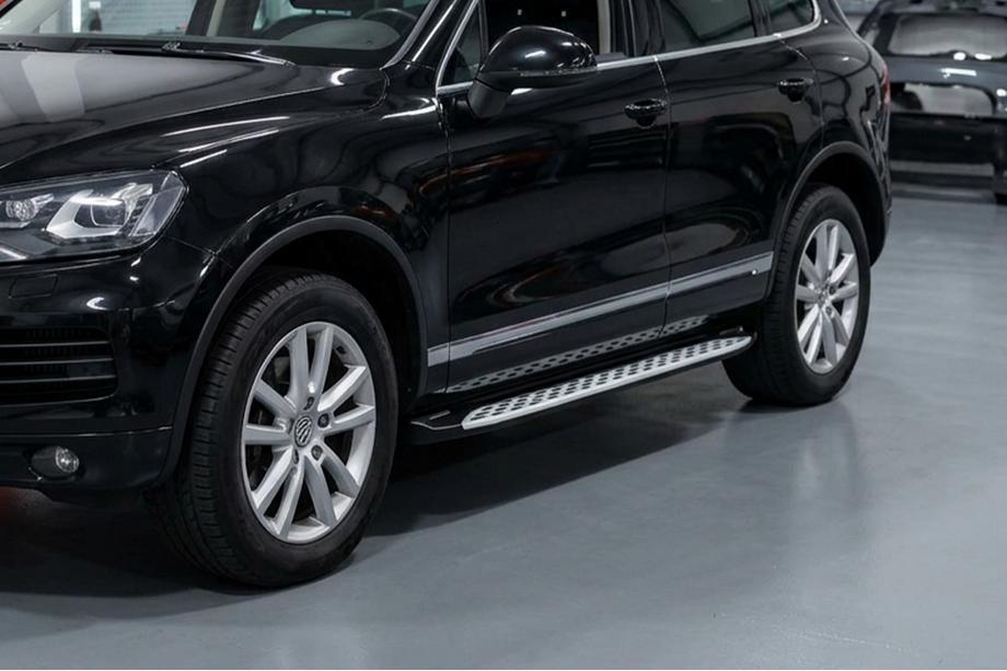 Porsche Cayenne 2010–2017 Sidetrin Shining V1 (2 stk., aluminium) Image