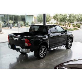 Sidetrin Shining V1 (2 stk., aluminium) Toyota Hilux 2015– foto 1