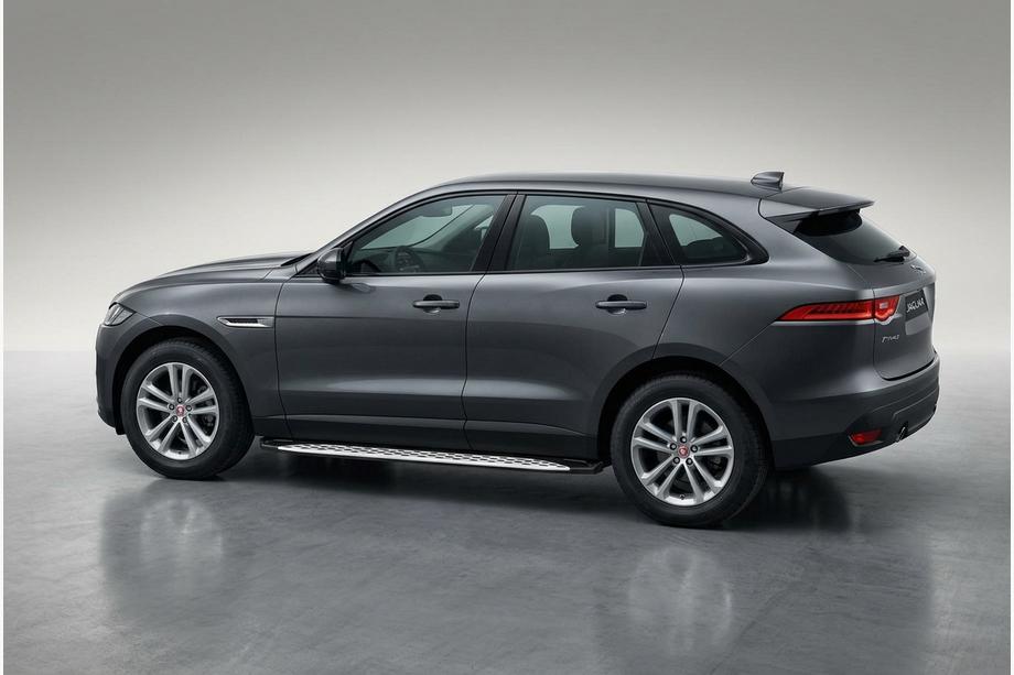 Jaguar F-PACE 2016– Sidetrin Shining V1 (2 stk., aluminium) Image