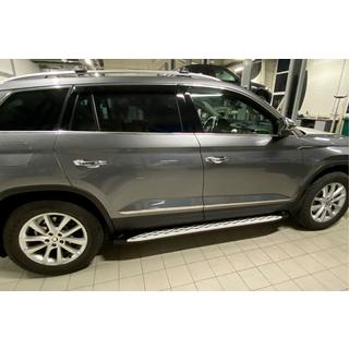 Sidetrin Shining V1 (2 stk., aluminium) Skoda Kodiaq 2016–2023 foto 4